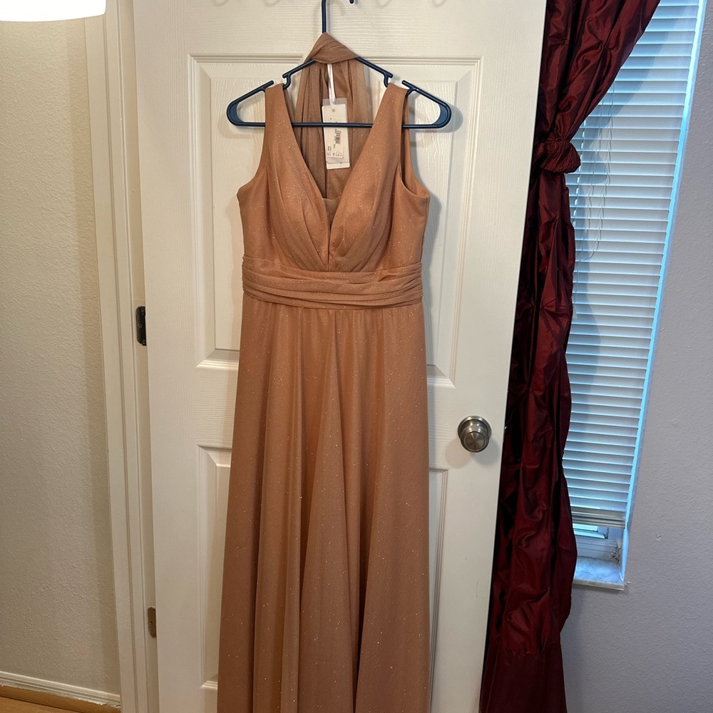 Blush ceremony dress